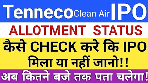 tenneco clean air ipo allotment